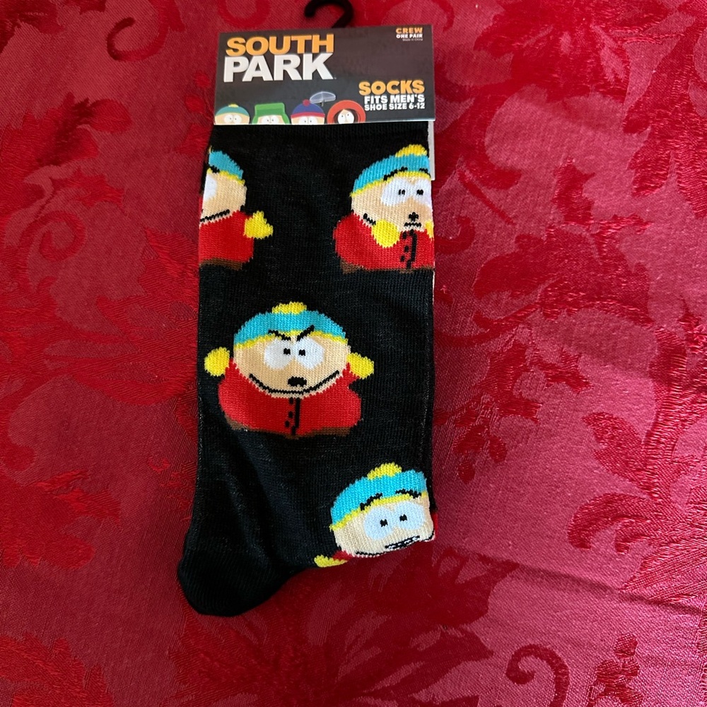 🌵3/$15 South Park series Men’s crew length socks (see description)